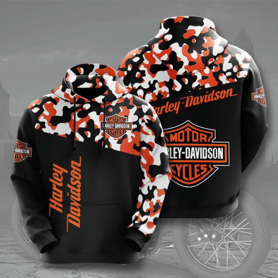 Harley Davidson No762 Custom Hoodie 3D