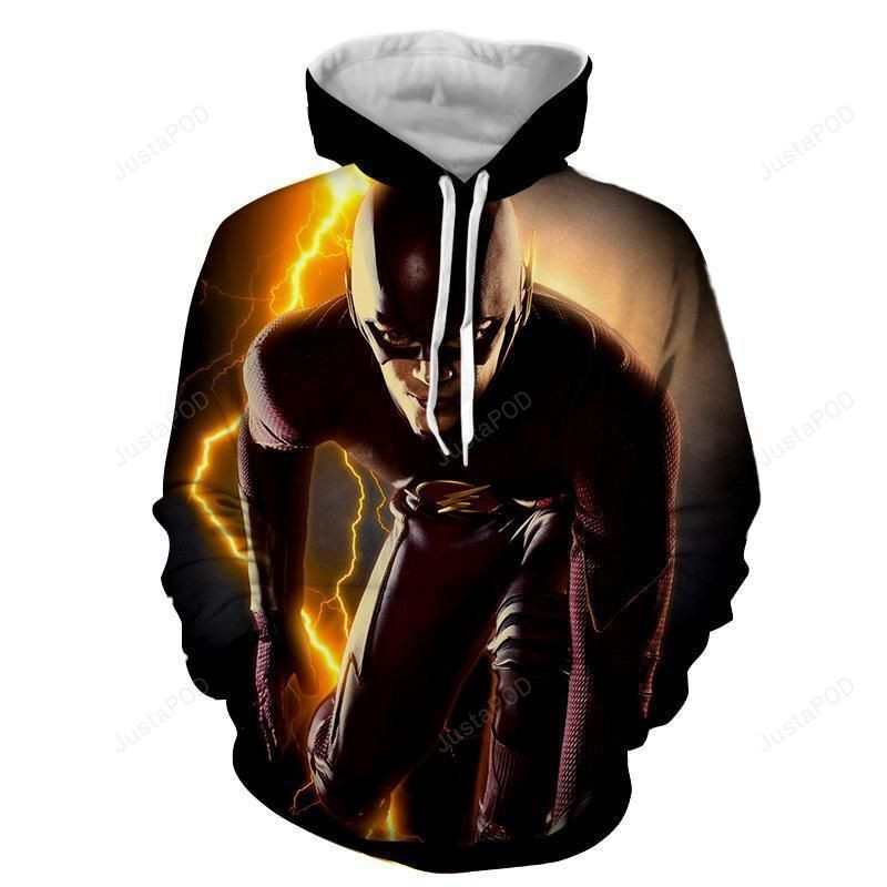 The Flash Dark 3D All Over Print Hoodie, Zip-up Hoodie