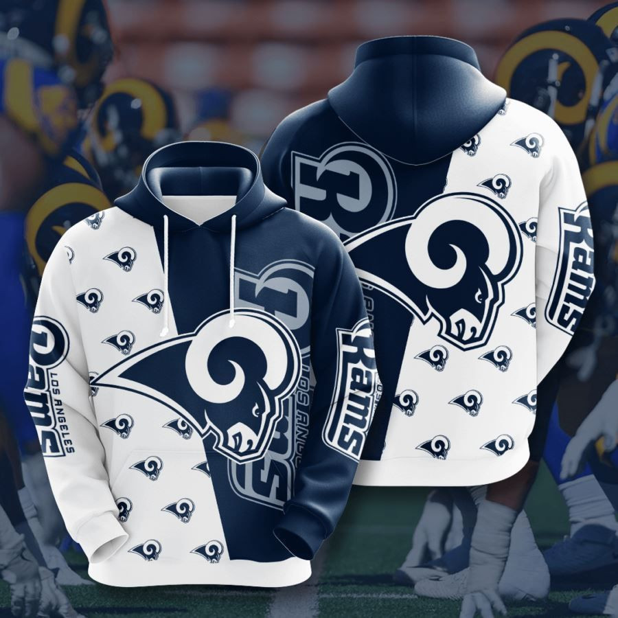 Los Angeles Rams No1079 Custom Hoodie 3D