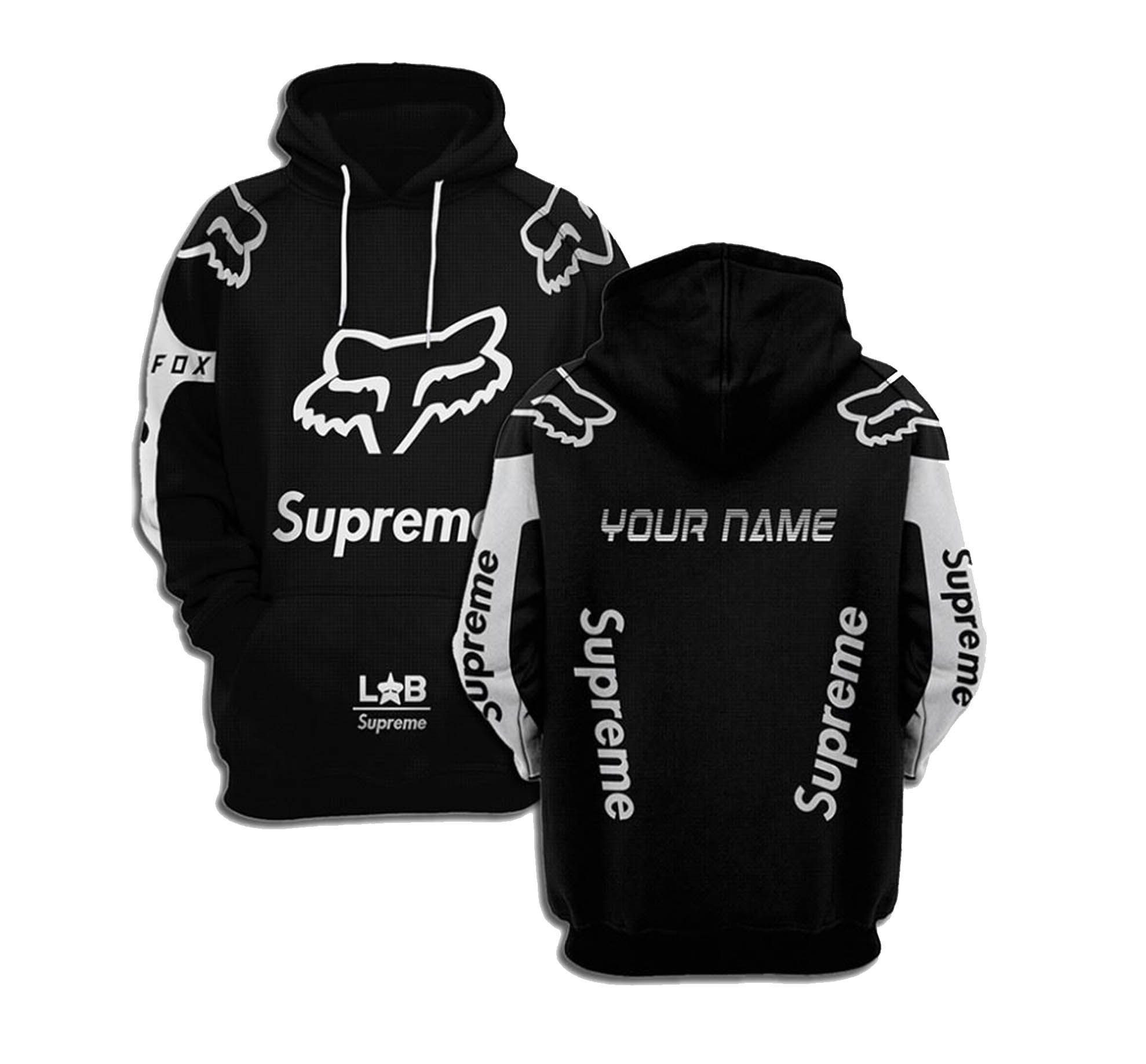 Racing Gift For Racer Supreme Fox Racing Personalized Hoodie