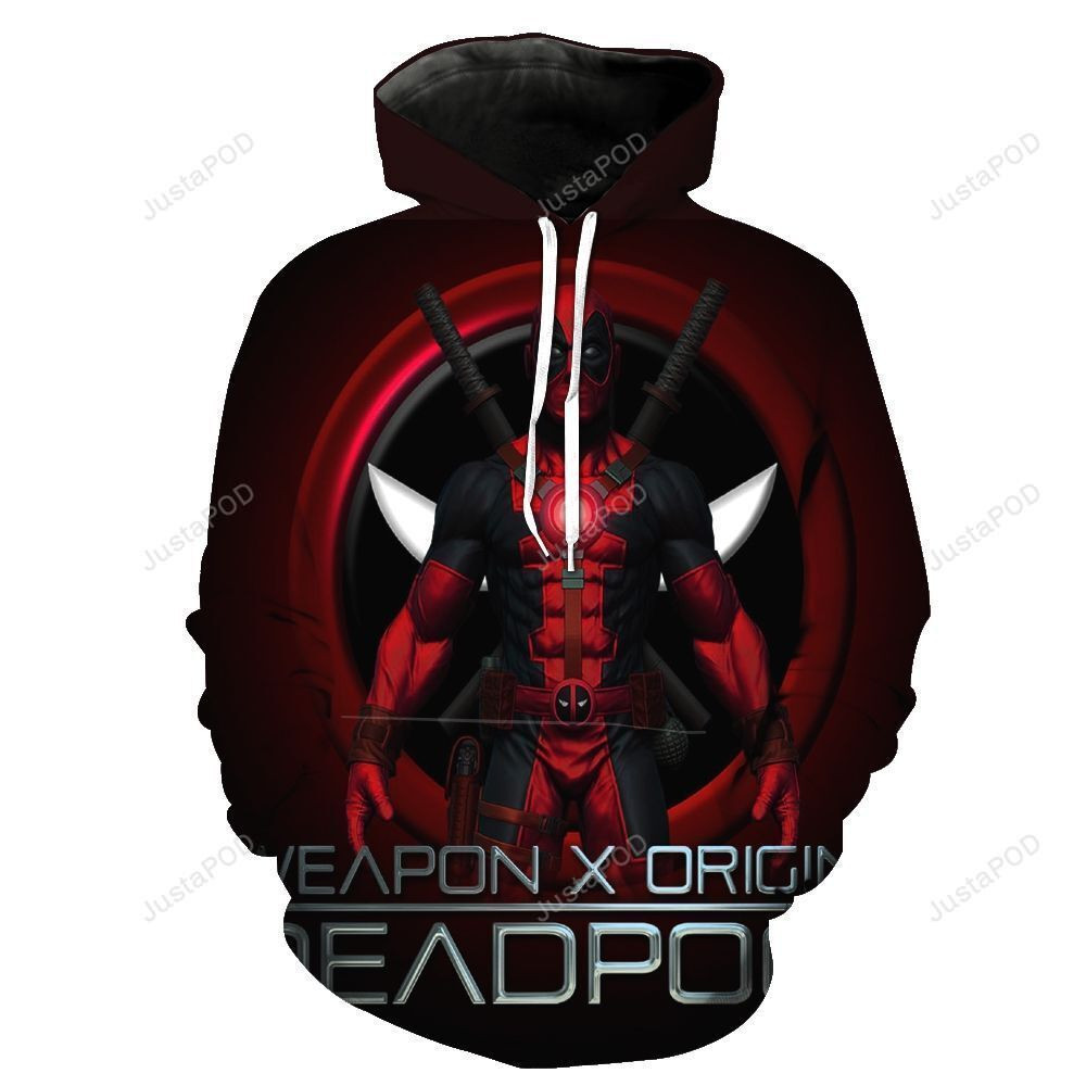 Deadpool For Unisex 3D All Over Print Hoodie, Zip-up Hoodie