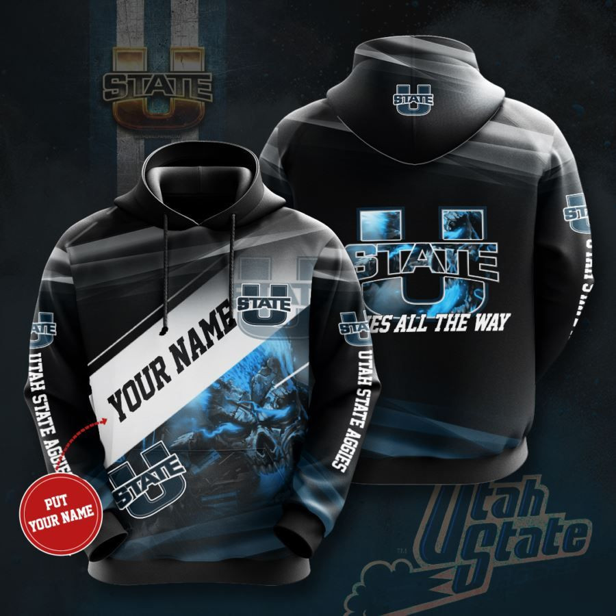 Personalized Utah State Aggies No2058 Custom Hoodie 3D