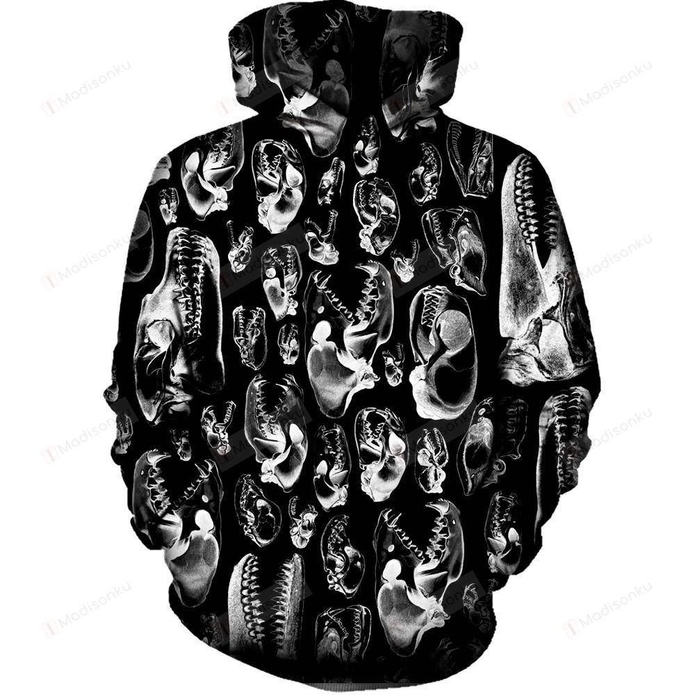 Carnivore 3D All Over Printed Hoodie, Zip- Up Hoodie