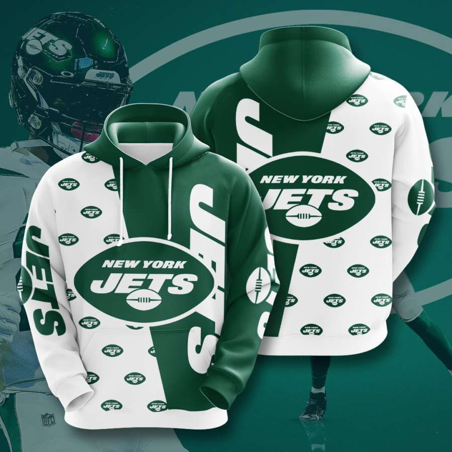 New York Jets No1375 Custom Hoodie 3D