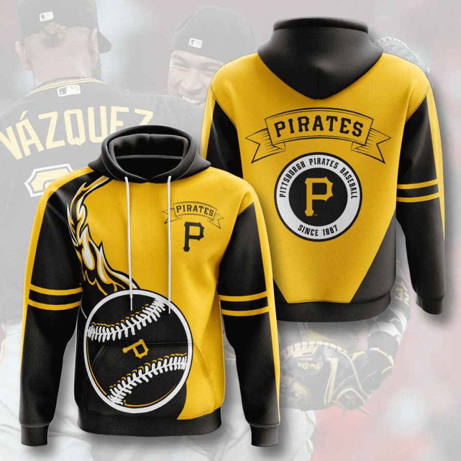 Pittsburgh Pirates 3D All Over Print Hoodie, Zip-up Hoodie