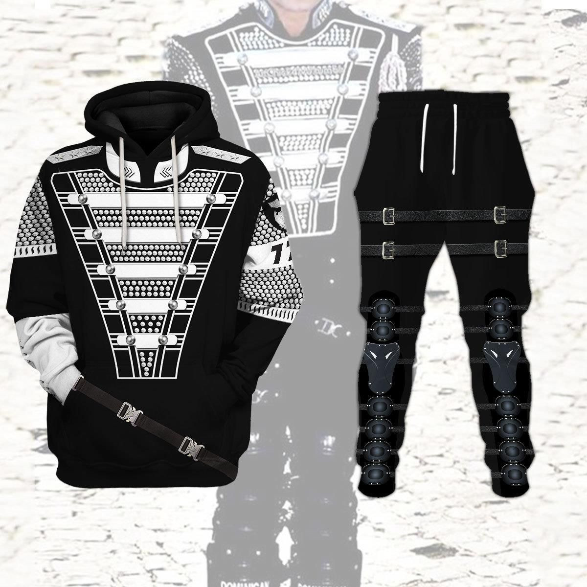 The King Of Pop Gift For Michael Jackson Fan Gift for Moonwalkers Classic Music Unisex Size Hoodie With Pants Set