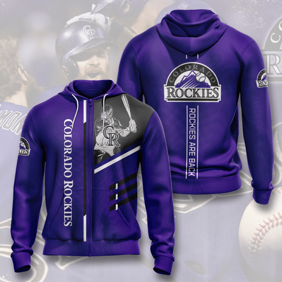 Colorado Rockies Zip-Up Hoodie