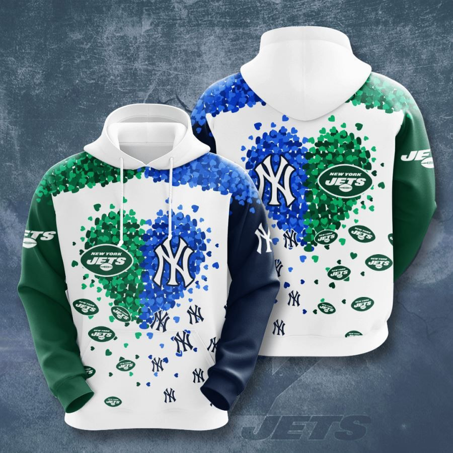 New York Jets No1385 Custom Hoodie 3D