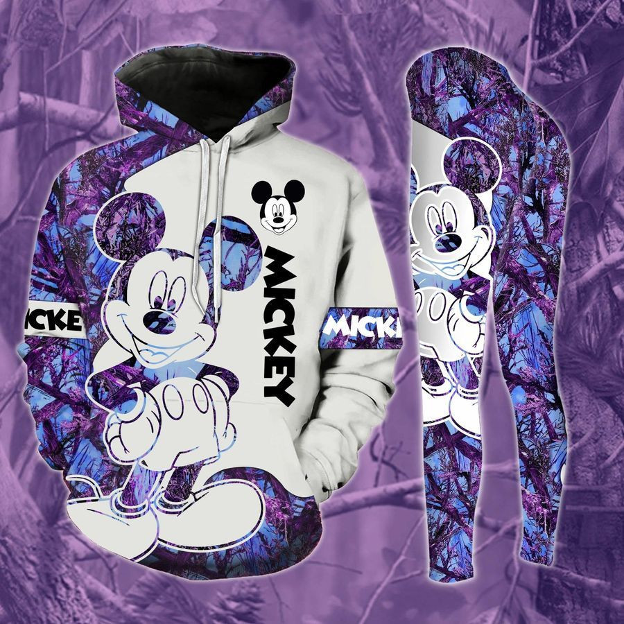 MiKEy MOuSe Gifts MiKEy Lovers Purple Hoodie Leggings Set