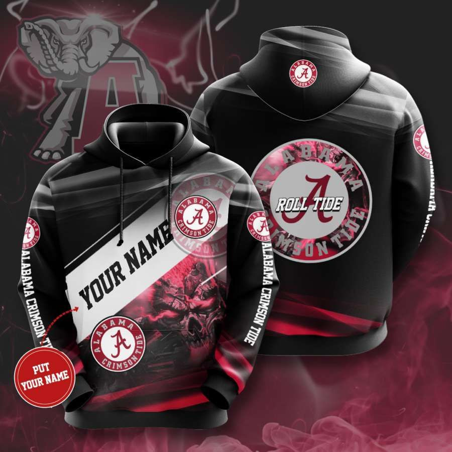 Personalized Alabama Crimson Tide No38 Custom Hoodie 3D