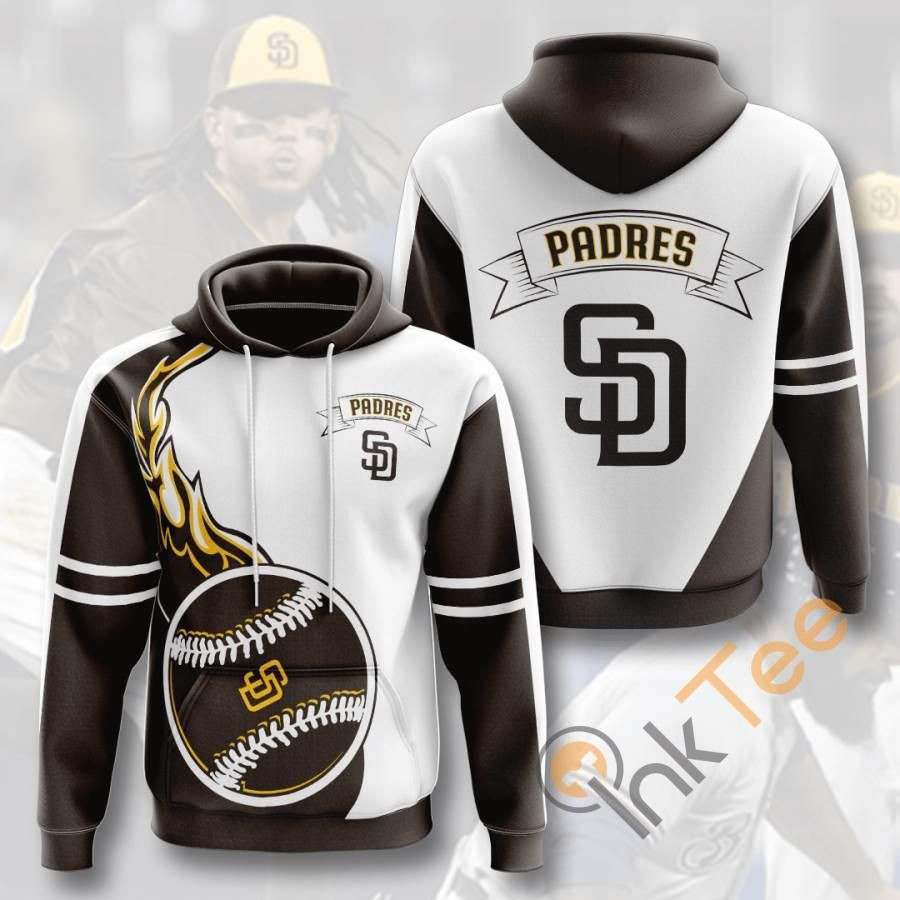 Sports Baseball Mlb San Diego Padres Usa 635 Hoodie 3D Size S to 5XL