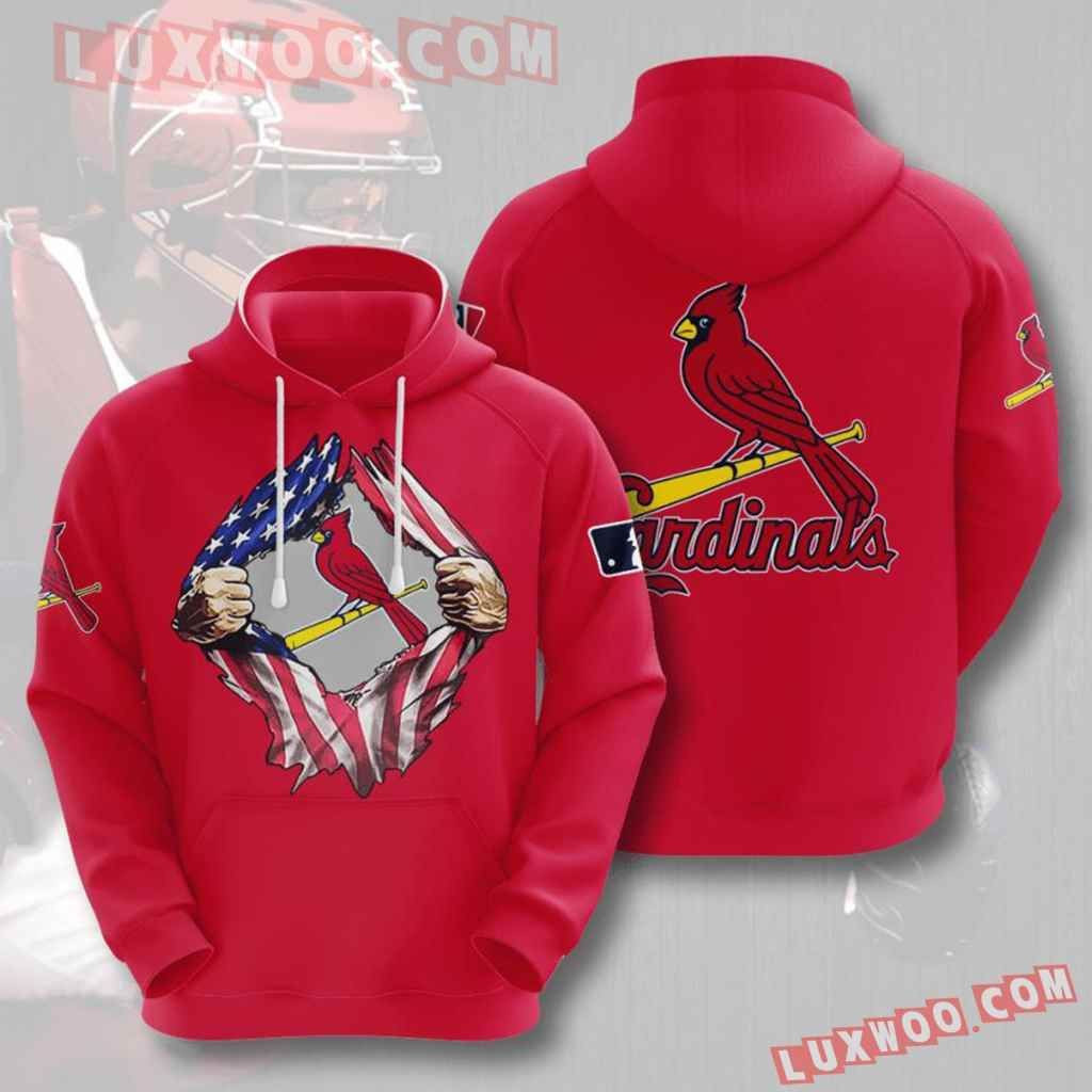 Mlb St Louis Cardinals 3d Hoodies Printed Zip Hoodies Sweatshirt Jacket  2021