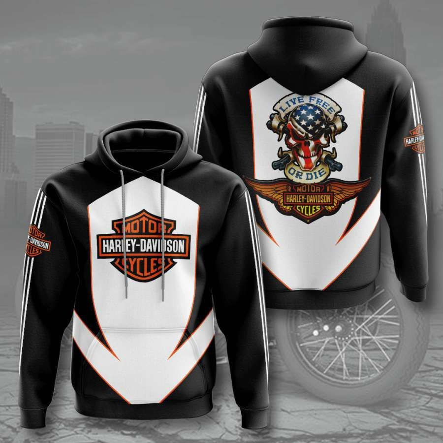 Harley Davidson No760 Custom Hoodie 3D