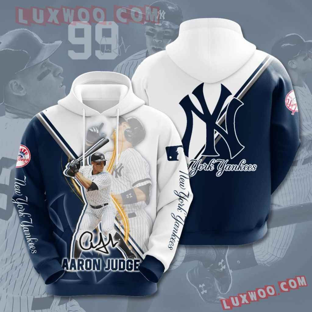 Mlb New York Yankees 3d Hoodies Printed Zip Hoodies Sweatshirt Jacket 2021