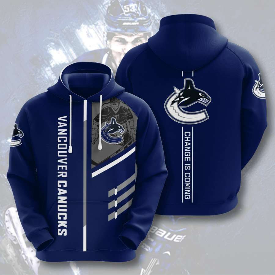 Vancouver Canucks 3d All Over Print Hoodie, Zip-Up Hoodie