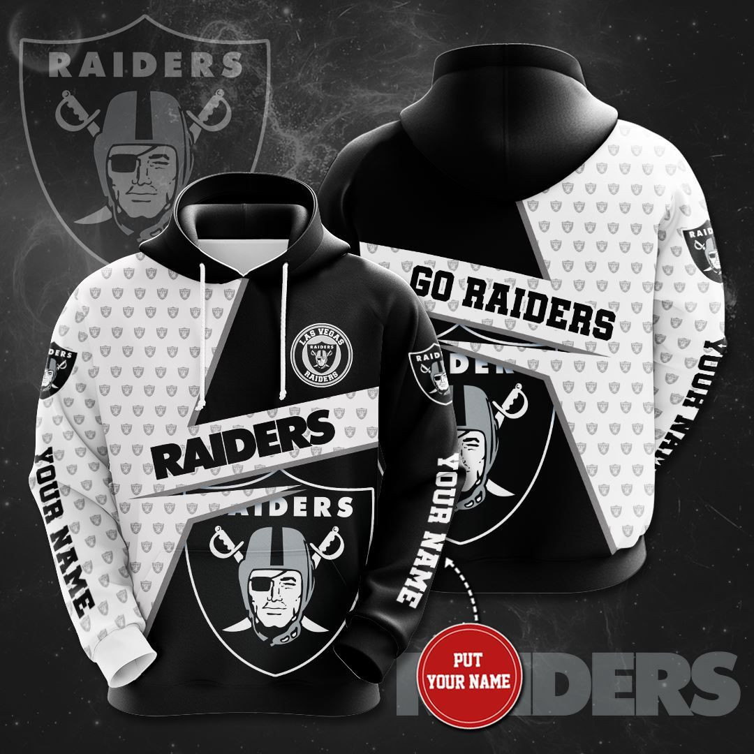 Personalized Las Vegas Raiders No987 Custom Hoodie 3D