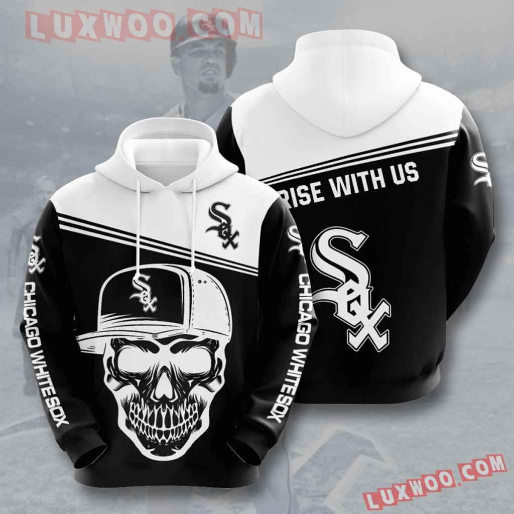 Mlb Chicago White Sox 3d Hoodies Printed Zip Hoodies Sweatshirt Jacket  2021