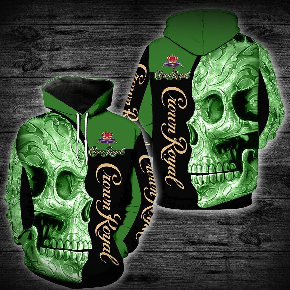 Crown ROyal Skull Hoodie