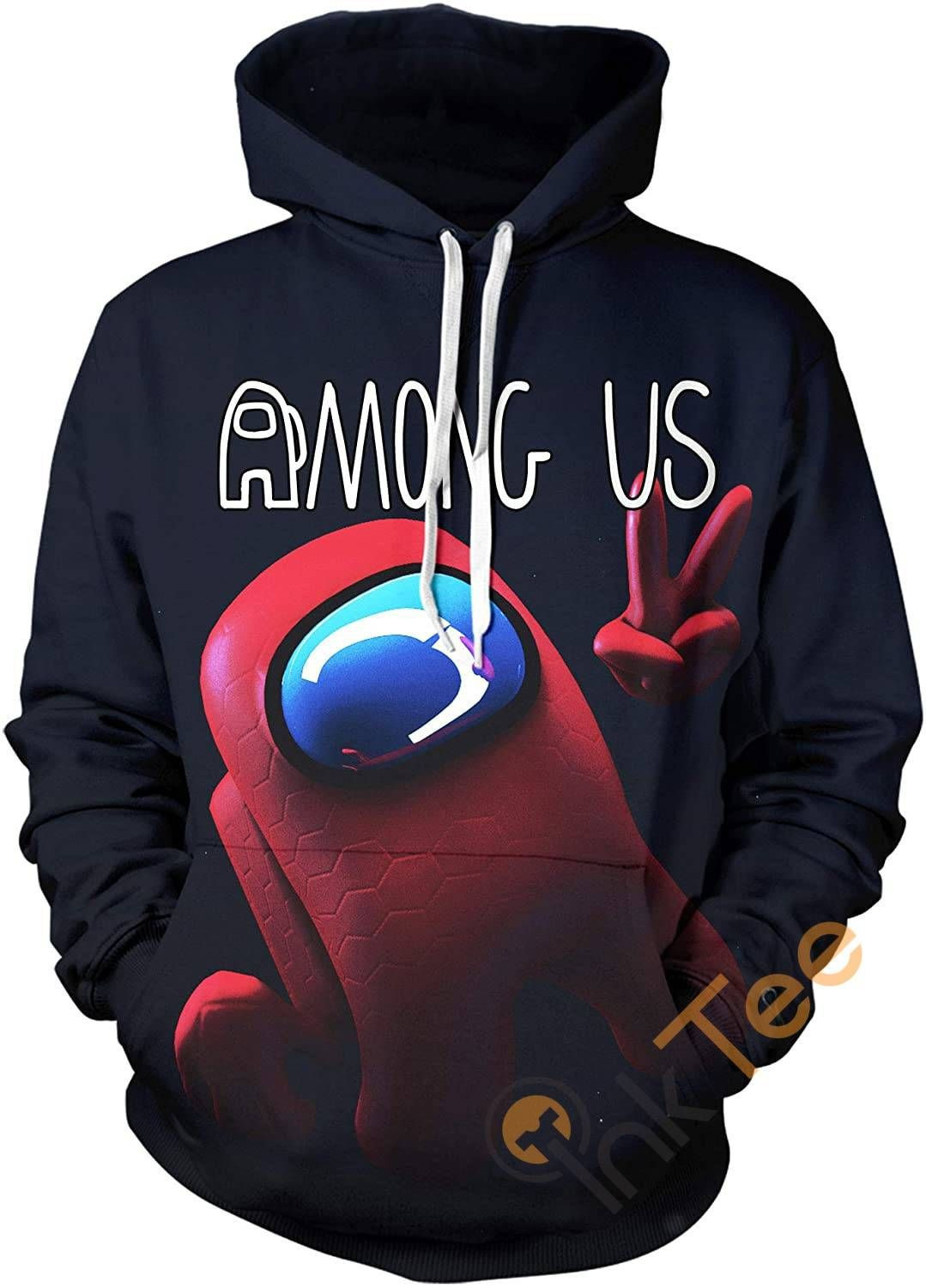 Printed Among Us Sports Street Casual Teen Pullover Sweatshirt Sku 30 Hoodie 3D