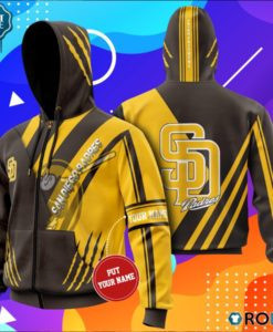 Personalized San Diego Padres Friar Faithful All Over Printed Hoodie and Zip Up