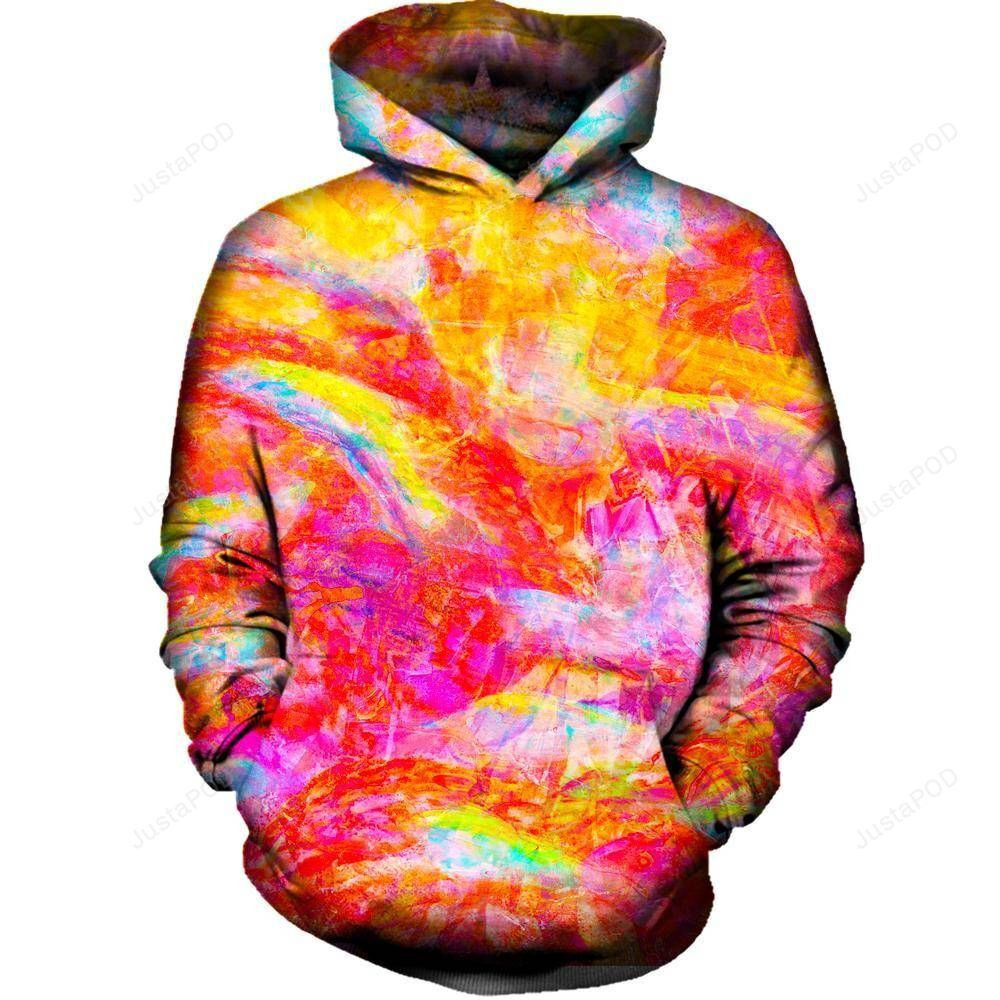 The Stream 3D All Over Printed Hoodie, Zip- Up Hoodie