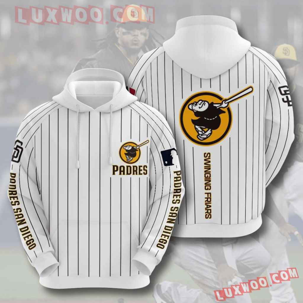 Mlb San Diego Padres 3d Hoodies Printed Zip Hoodies Sweatshirt Jacket  2021