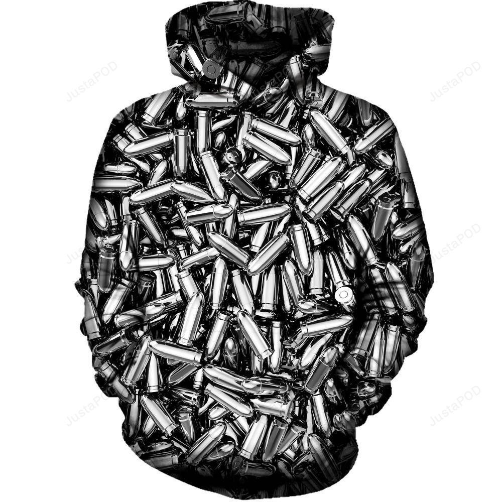 Silver Bullets 3D All Over Printed Hoodie, Zip- Up Hoodie