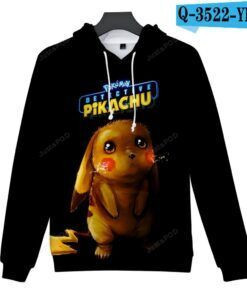 Pikachu 3D All Print Hoodie, Zip- Up Hoodie