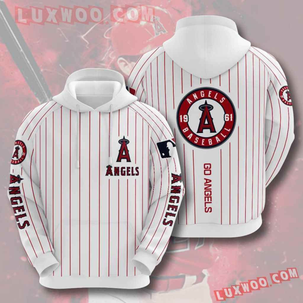 Mlb Los Angeles Angels 3d Hoodies Printed Zip Hoodies Sweatshirt Jacket 2021