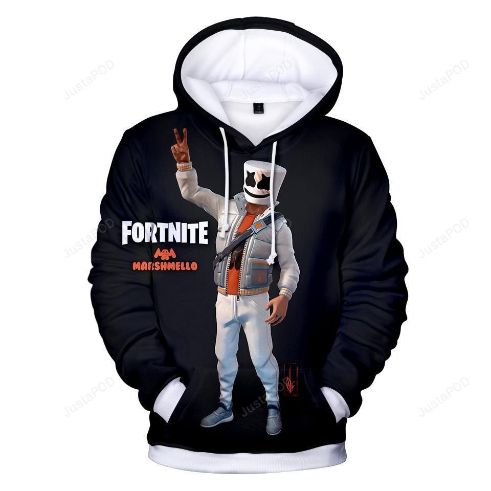 Fortnite 3D All Over Print Hoodie, Zip-up Hoodie