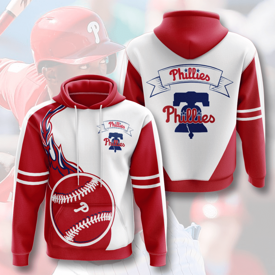 Mlb- Philadelphia Phillies 3d Hoodie Style 01