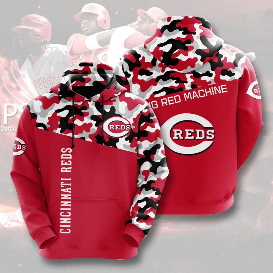 Mlb- Cincinnati Reds 3d Hoodie Style 10