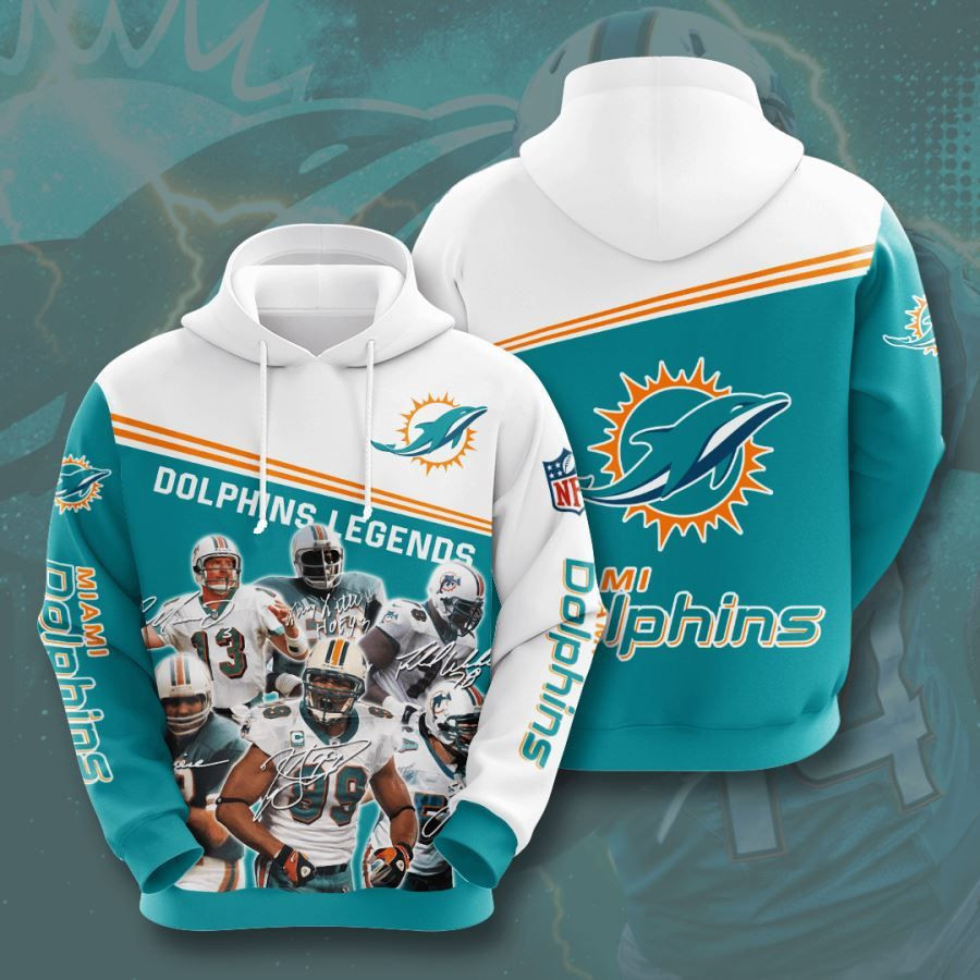 Miami Dolphins No1132 Custom Hoodie 3D