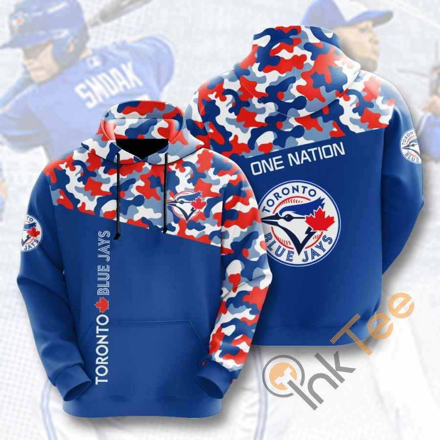 Sports Baseball Mlb Toronto Blue Jays Usa 676 Hoodie 3D