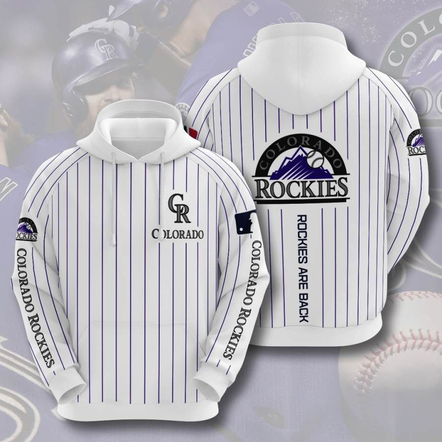 Sports Baseball Mlb Colorado Rockies Usa 451 Hoodie 3D