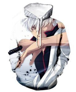 Gintama 3D All Print Hoodie, Zip- Up Hoodie