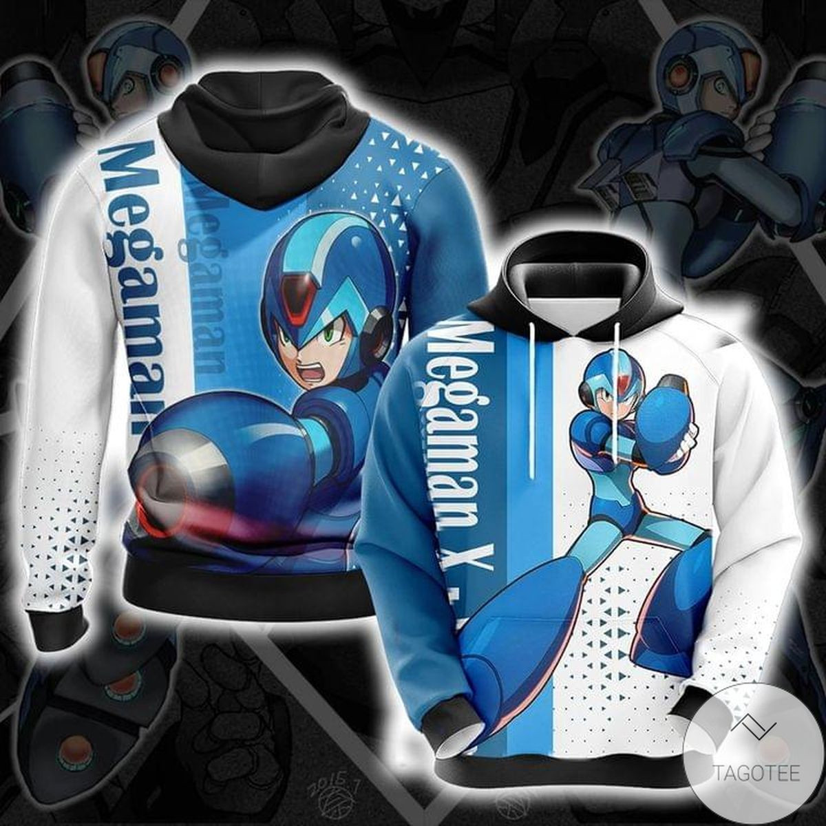 Mega Man Video Game 3d All Over Print Hoodie, Zip-Up Hoodie