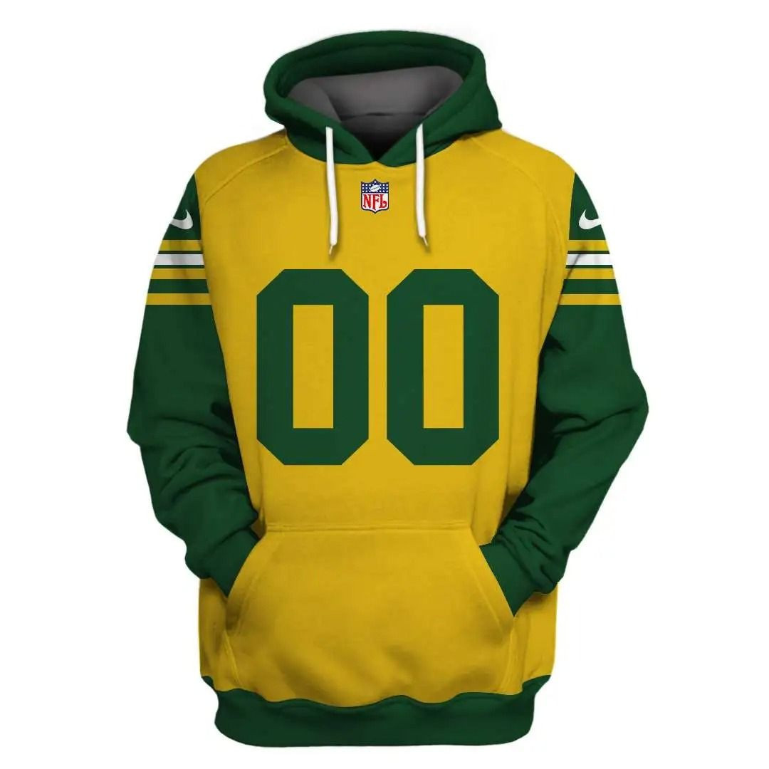 Personalized Green Bay Packers Custom 3D All Over Print Hoodie, Zip-up Hoodie