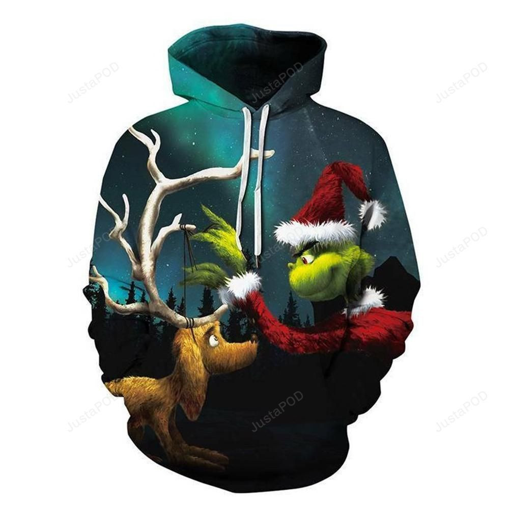 The Grinch  3D All Over Print Hoodie, Zip-up Hoodie