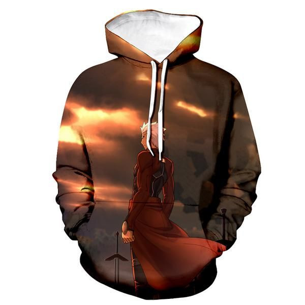 Fate Stay Night 3d All Over Print Hoodie, Zip-Up Hoodie