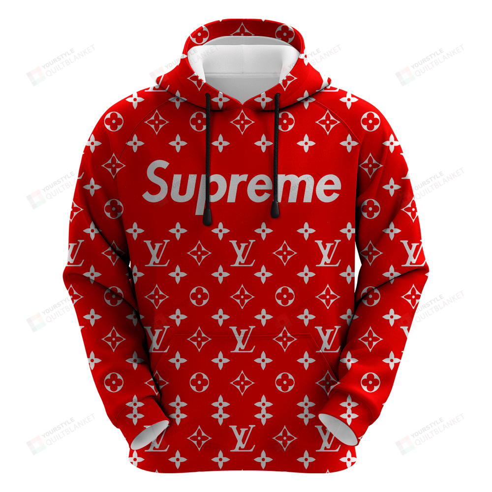 Sup Red  3D All Over Printed Hoodie, Zip-Up Hoodie