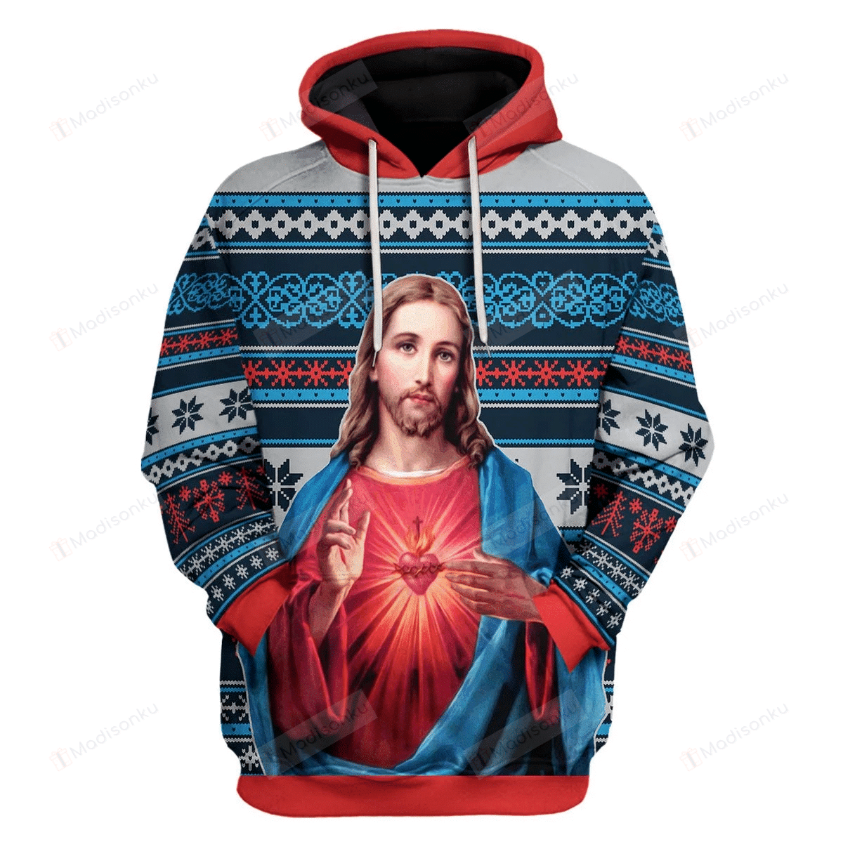 Jesus Christ 3D All Over Print Hoodie, Zip-up Hoodie