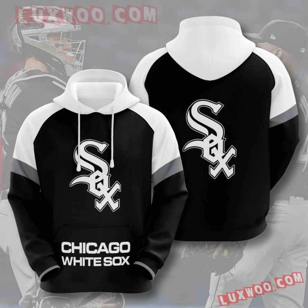 Mlb Chicago White Sox 3d Hoodies Printed Zip Hoodies Sweatshirt Jacket  2021