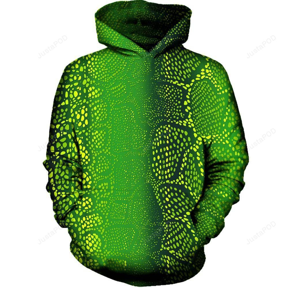 Many Dots Green 3D All Over Printed Hoodie, Zip- Up Hoodie