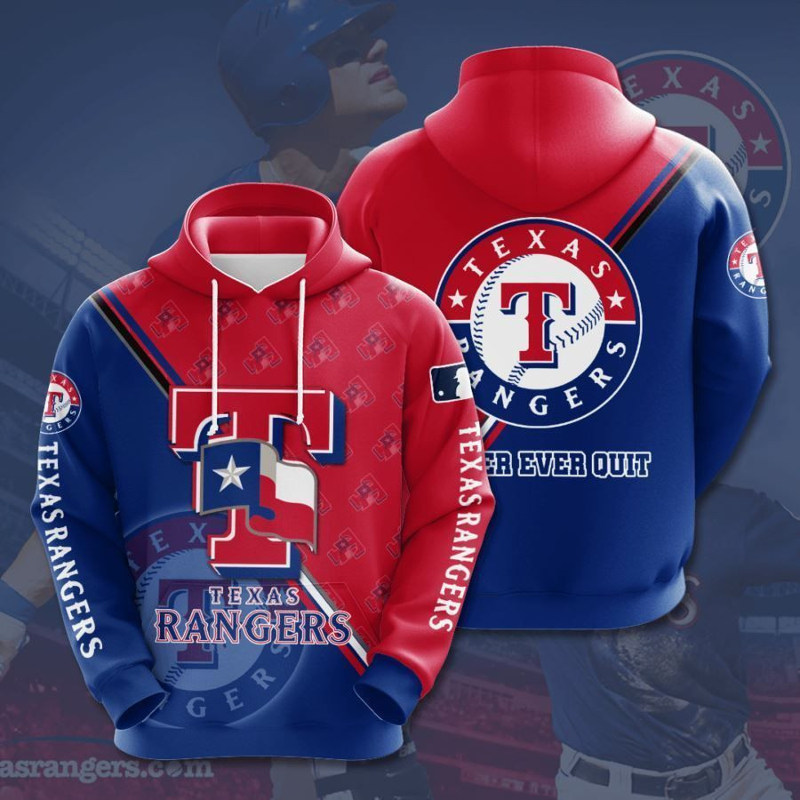 Texas Rangers No1966 Custom Hoodie 3D