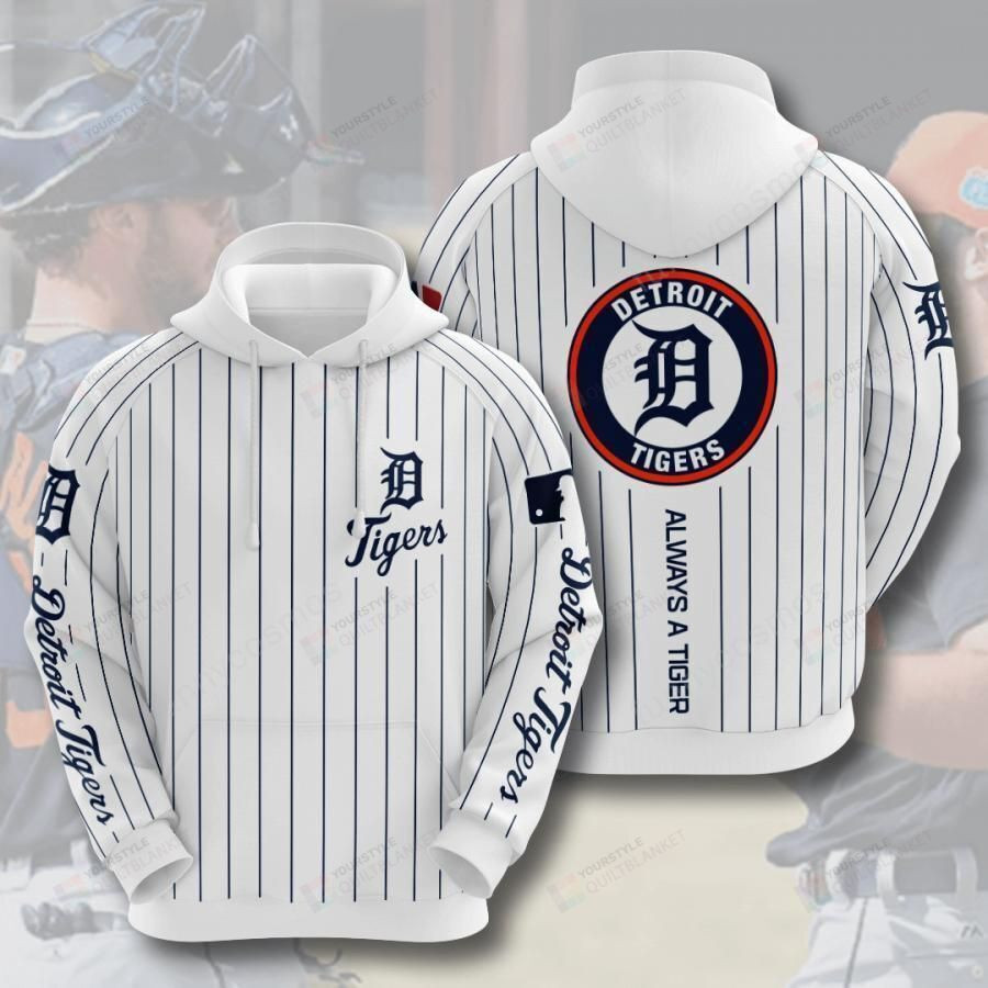 Mlb- Detroit Tigers 3d Hoodie Style 06