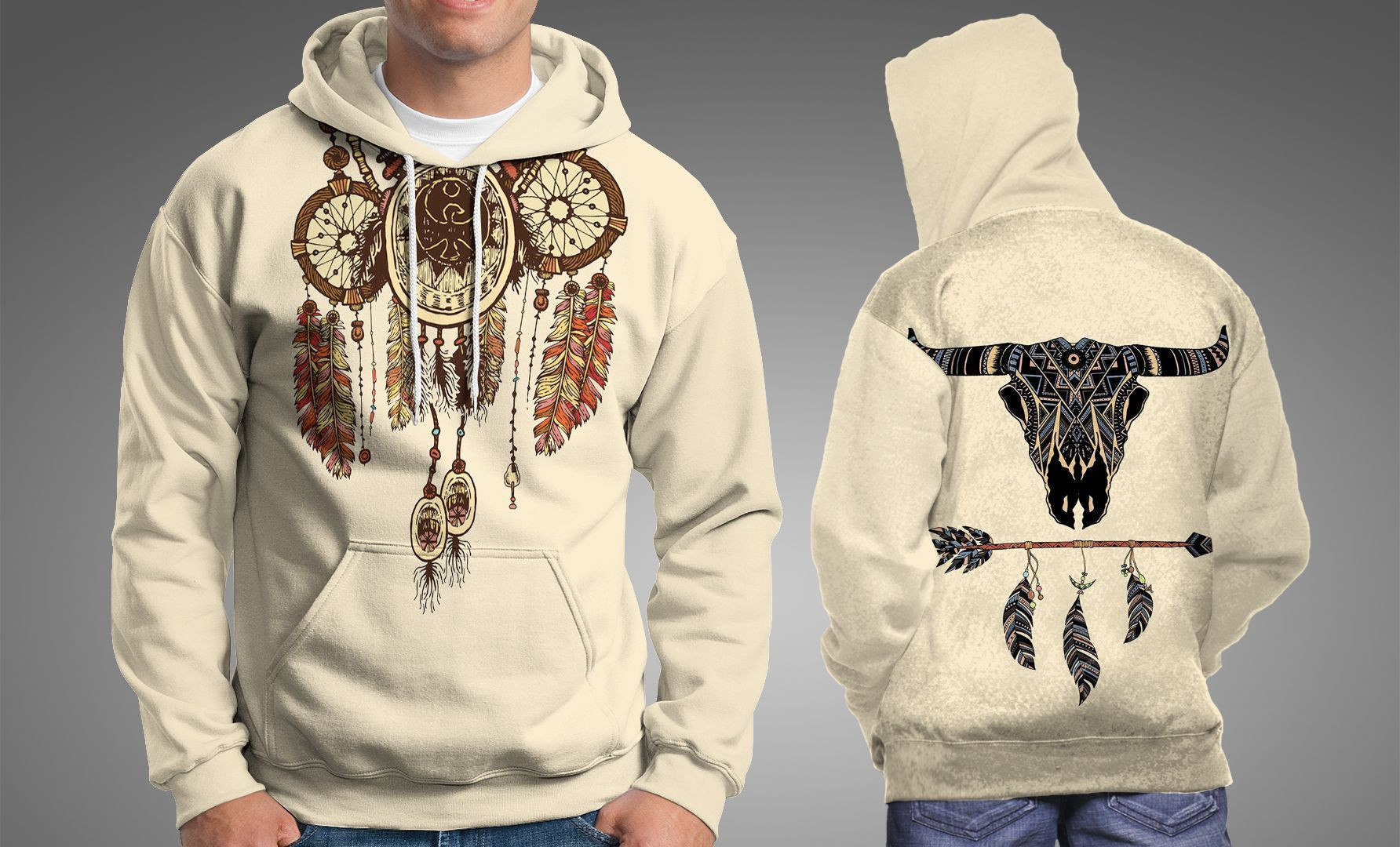 Dreamcatcher Native American Hoodie BT07