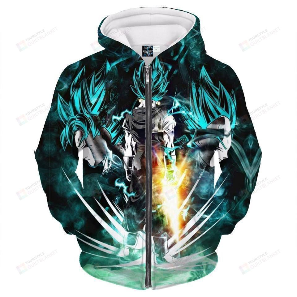 Dragon Ball 3D All Over Printed Hoodie, Zip-Up Hoodie