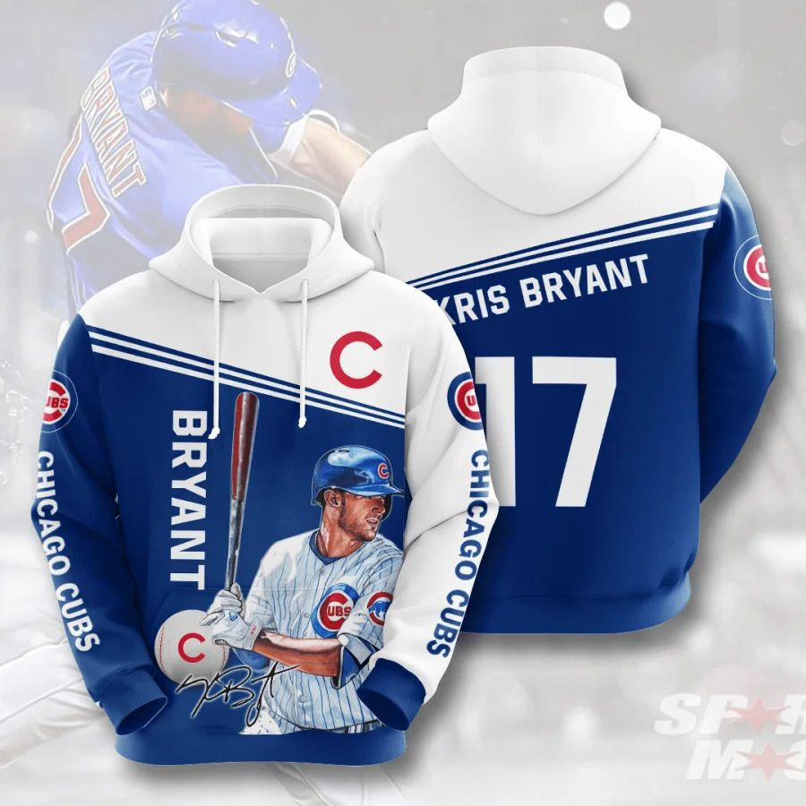 Mlb- Chicago Cubs 3d Hoodie Style 01