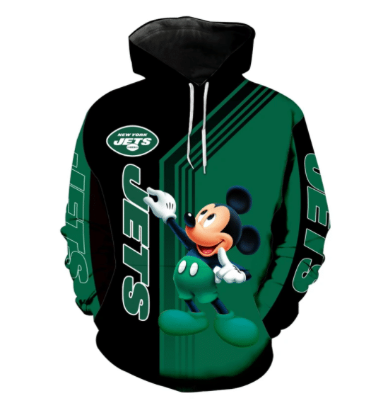 New York Jets 3D All Over Print Hoodie, Zip-up Hoodie